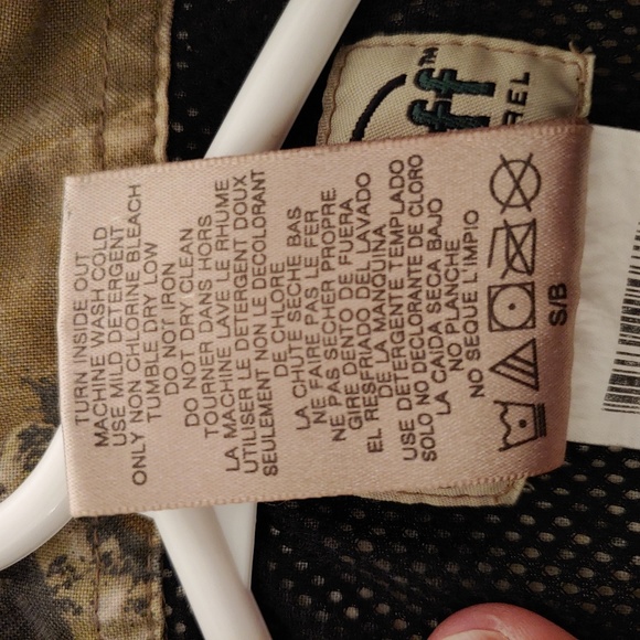 Vtg Mossy Oak Field Staff L Button Front Vented - Picture 6 of 8